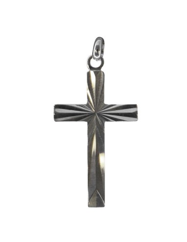 Croix Diamentée Pendentif - Argent 925