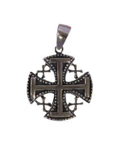 Croix Jérusalem Pendentif - Argent 925