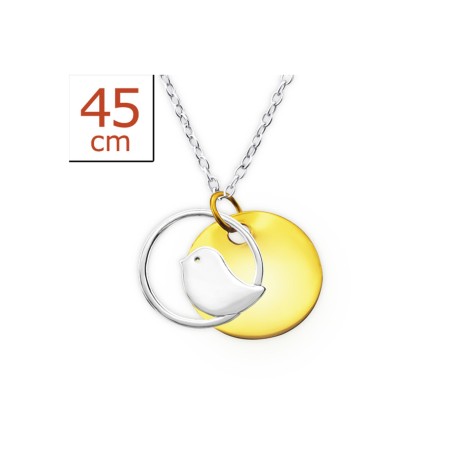 Collier Oiseau Bonheur Pendentif - Argent 925
