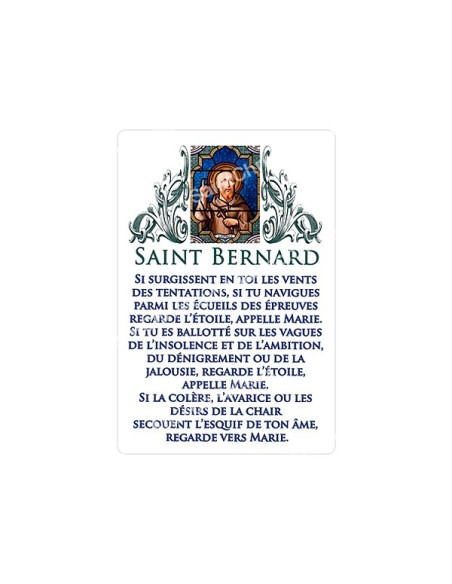 Autocollants Rectangulaires - "Saint Bernard" - 8 pièces - Français