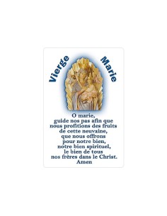 Autocollants Rectangulaires - "Vierge Marie" - 8 pièces - Français