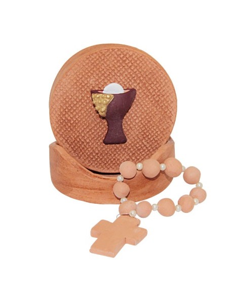 Dizaine Avec sa boite Calice en Terre cuite