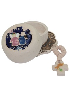 Dizaine Avec sa boite Calice en Terre cuite