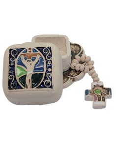 Dizaine Avec sa boite Ange Terre cuite 