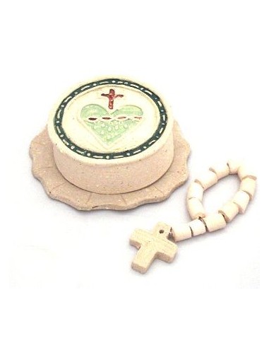 Dizaine Avec sa boite Calice en Terre cuite