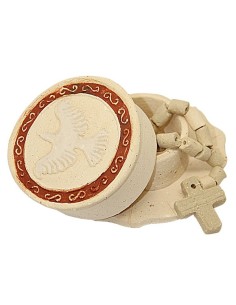 Dizaine Avec sa boite Cœur espérance Terre cuite 