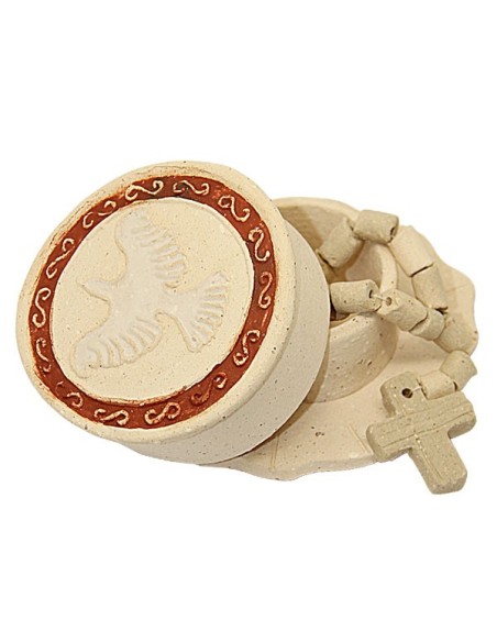 Dizaine Avec sa boite Calice en Terre cuite