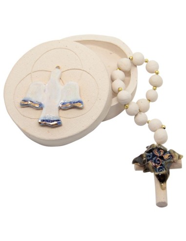 Dizaine Avec sa boite Calice en Terre cuite