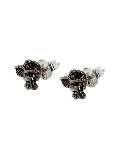 Boucles d'oreilles Papillons Bleues - Argent 925