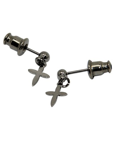 Boucles d'oreilles Croix Mini