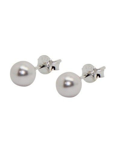 Boucles d'oreilles Perles Blanches - Argent 925