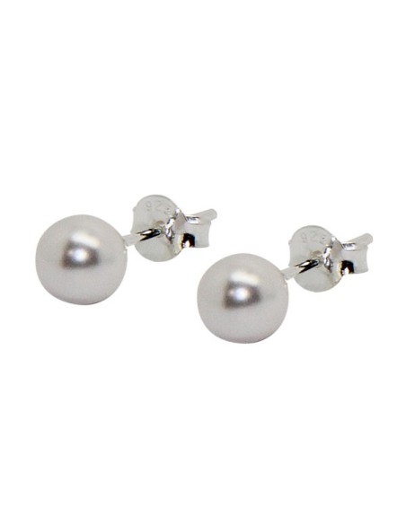 Boucles d'oreilles Perles Blanches - Argent 925