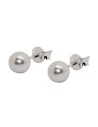 Boucles d'oreilles Perles Blanches - Argent 925
