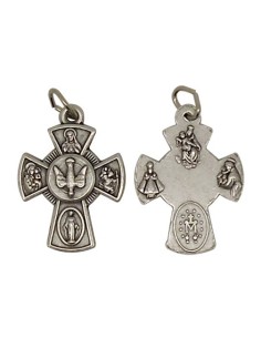 Croix Avec Pierre de Bethléem - Pendentif - 50 mm 