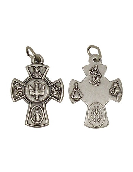 Croix Avec Pierre de Bethléem - Pendentif - 50 mm 