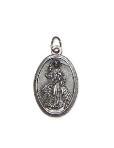 Médaille du Christ Miséricordieux et Sacré cœur de Jésus