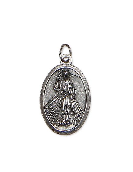 Médaille du Christ Miséricordieux et Sacré cœur de Jésus