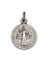 Médaille de Saint Benoit 18 mm - Argent 925