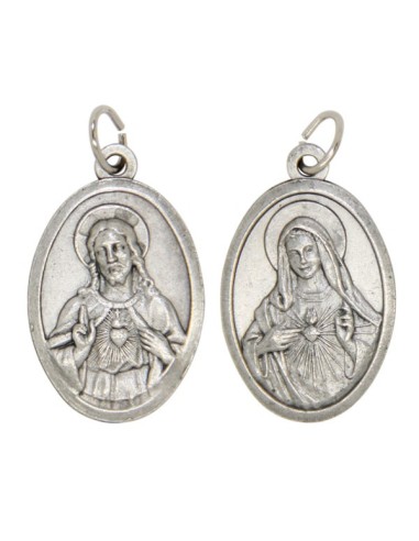 Médaille du Sacré cœur de Jésus et Marie