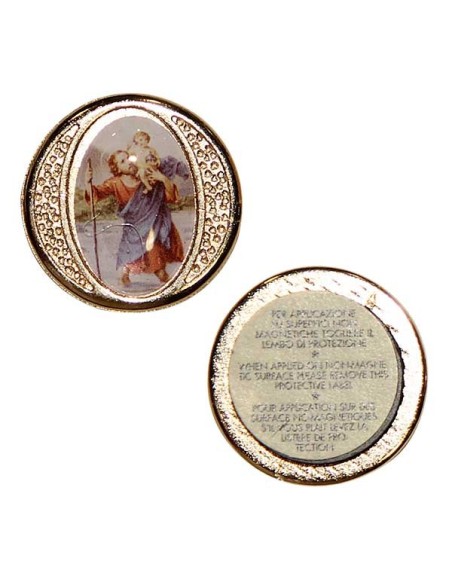 Saint Christophe plaque magnétique 