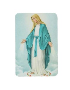 Plaque frigo de l'Apparition Lourdes 