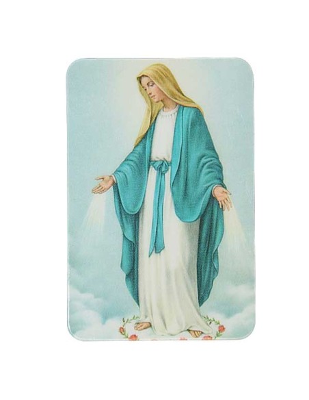 Plaque frigo à la Vierge Miraculeuse  - Magnétique