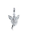 Pendentif Cœur Ange - Cristal - Argent 925