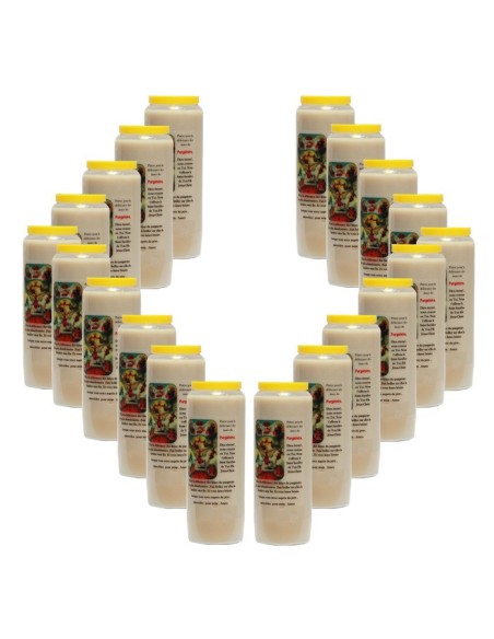 Candles Novena - White - "The Souls in Purgatory." (French)