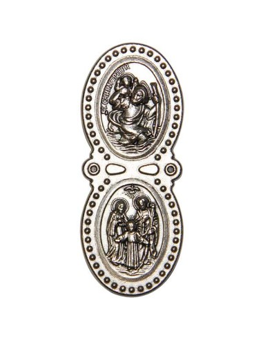 Saint Christophe et Sainte Famille - magnétique frigo 