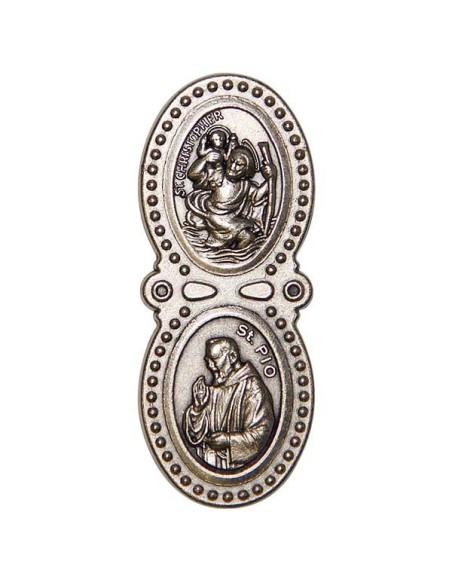 Saint Christophe et Saint Michel - magnétique frigo 