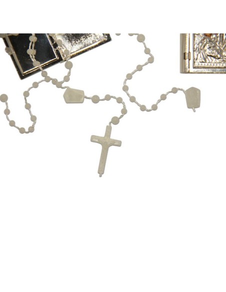 Porte-clés Petit Jésus de Prague - rectangulaire 