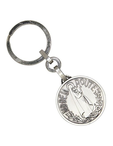 Porte-clés Petit Jésus de Prague - rectangulaire 