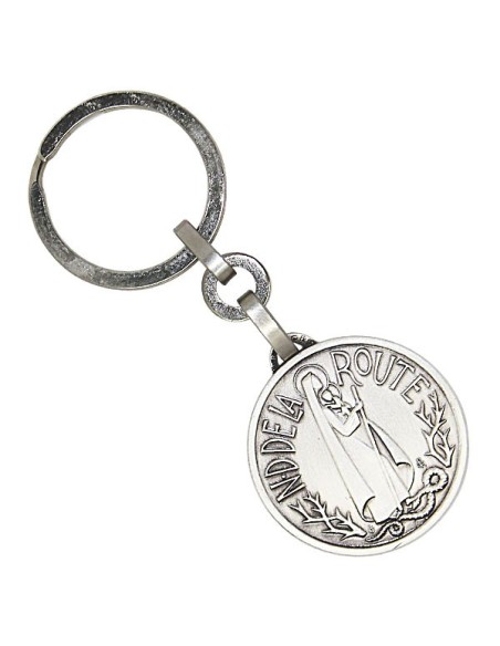 Porte-clés Petit Jésus de Prague - rectangulaire 