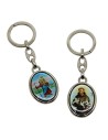 Porte-clés Saint Christophe et Saint François d'Assise