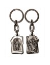 Porte-clés Saint Christophe et la Vierge Miraculeuse 