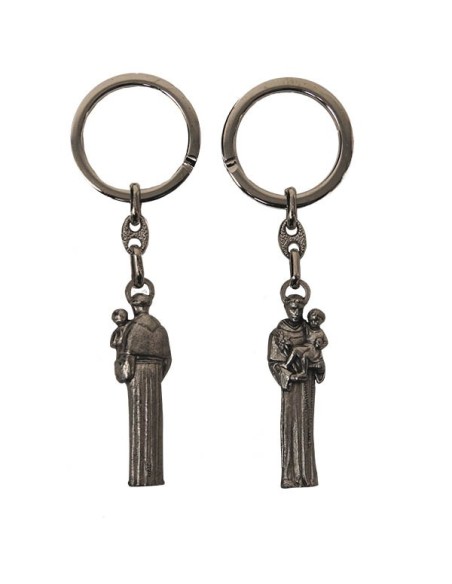 Porte-clés Petit Jésus de Prague - rectangulaire 