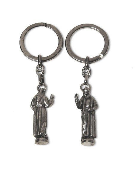 Porte-clés Saint Padre Pio - Statuette 