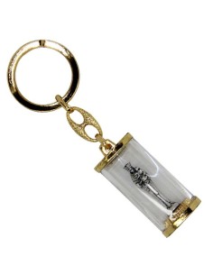 Porte-clés Petit Jésus de Prague - rectangulaire 