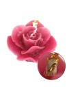Bougie forme de Rose - Médaille de la Vierge de Medjugorje