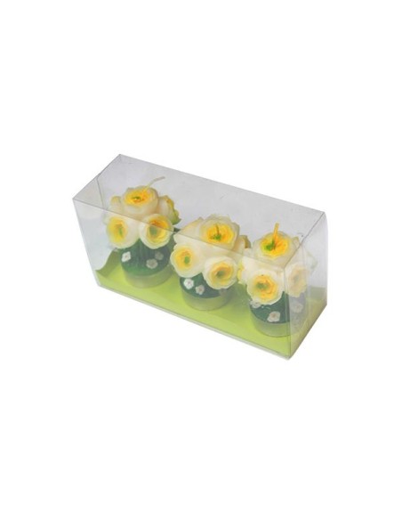 Bougie Bouquet de Roses - Rouge 