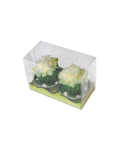 Bougie en forme de Fleurs Jonquilles  - Tea Light