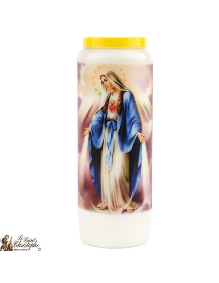 Bougies Neuvaines de Saint Michel prière Français - Modèle 1 