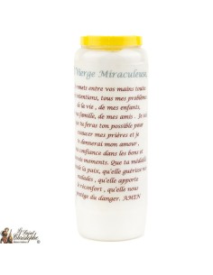 Bougies Neuvaines de Saint Michel prière Français - Modèle 1  2
