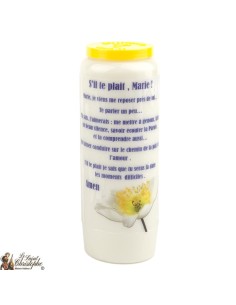 Bougies Neuvaines de Saint Michel prière Français - Modèle 1  2