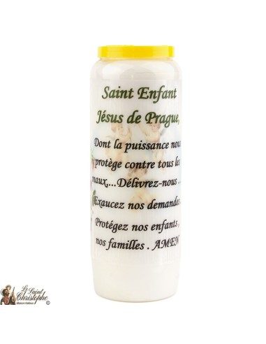 Bougie Neuvaine de Saint Michel prière Français - Modèle 1 