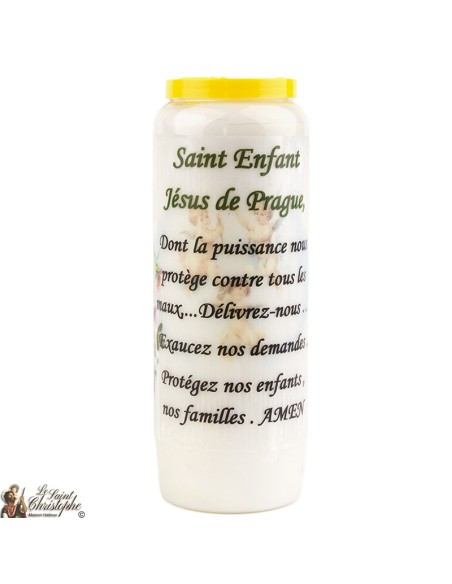 Bougies Neuvaines de Saint Joseph prière Français - Modèle 1 