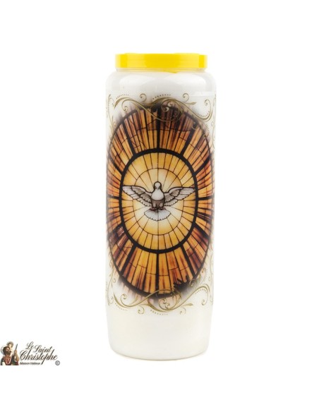 Bougie Neuvaine de Saint Michel prière Français - Modèle 1 