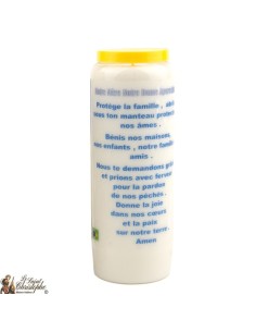 Bougies Neuvaines de Saint Michel prière Français - Modèle 1  2