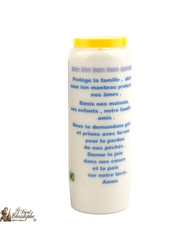 Bougie Neuvaine de Saint Michel prière Français - Modèle 1 
