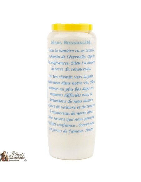 Bougies Neuvaines au Petit Jésus de Prague prière Français 